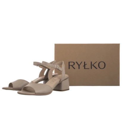 Ryłko Beżowe 4RG48_T_ _2TE (RY1059-a) sandalai