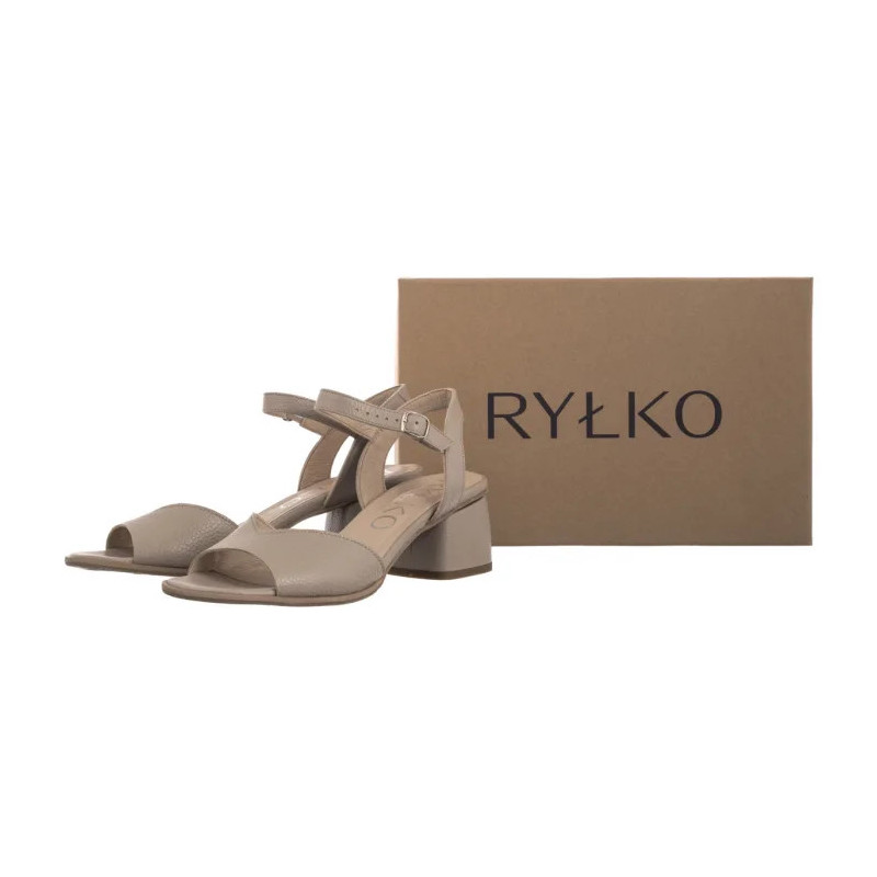 Ryłko Beżowe 4RG48_T_ _2TE (RY1059-a) sandalai