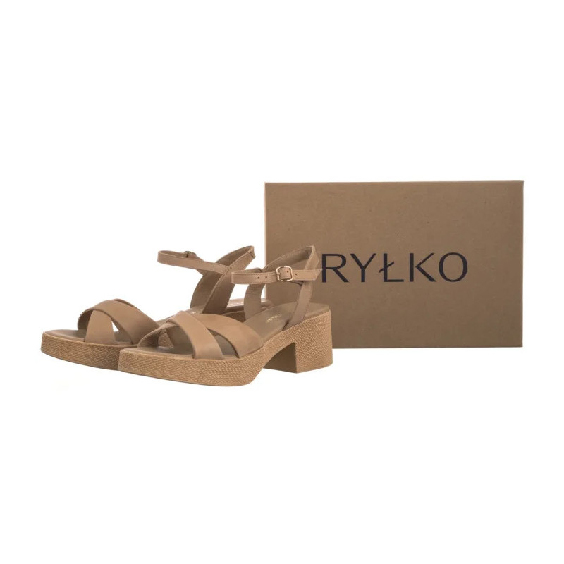 Ryłko Beżowe 3MF91_U_ _B52 (RY1062-a) sandalai
