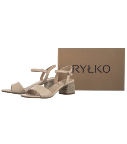 Ryłko Kremowe 4RG44_T1 _258 (RY1064-a) sandalai