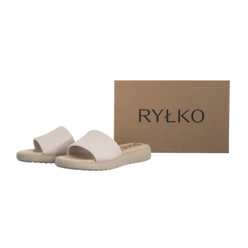 Ryłko Beżowe 1IGH8_P2 _2TS (RY1063-b) Moteriški batai/šlepetės