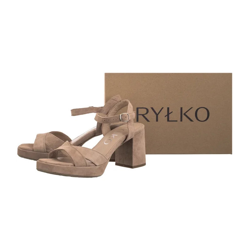 Ryłko Beżowe 5XG52___ _4RG (RY1075-a) sandalai
