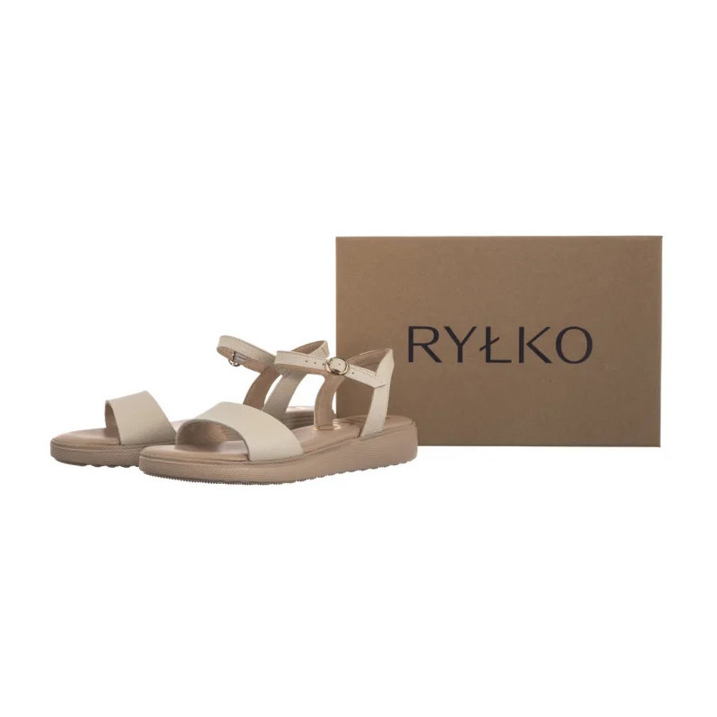 Ryłko Kremowe 1IG23_P2 _6NJ (RY1079-a) sandalai