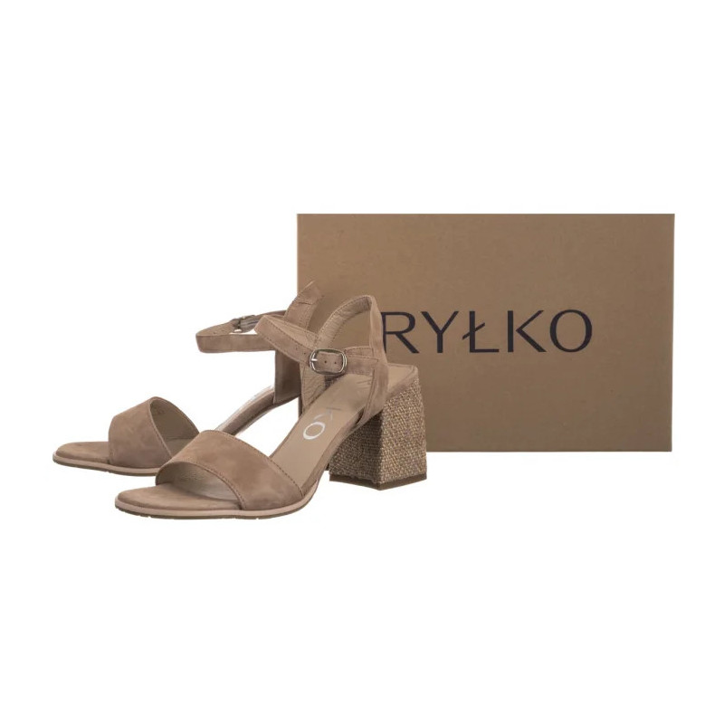 Ryłko Beżowe 7VG30_T3 _4RG (RY1070-b) sandalai