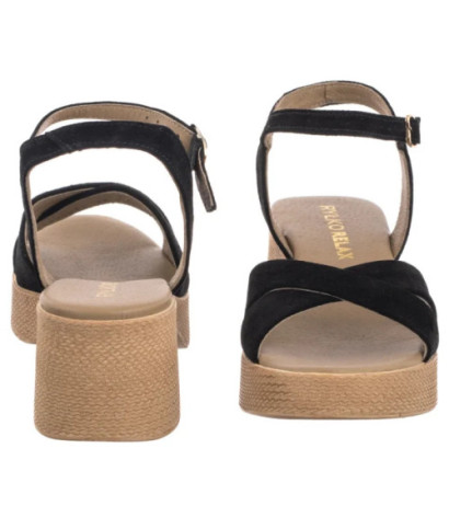 Ryłko Czarne 3MF91_U_ _YZ1 (RY1084-a) sandalai