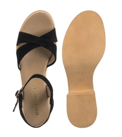 Ryłko Czarne 3MF91_U_ _YZ1 (RY1084-a) sandalai