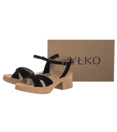 Ryłko Czarne 3MF91_U_ _YZ1 (RY1084-a) sandalai