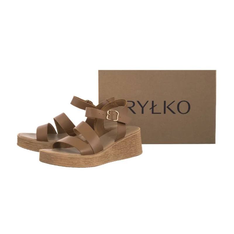 Ryłko Brązowe 3MG16_Z_ _8HM (RY1096-a) sandalai