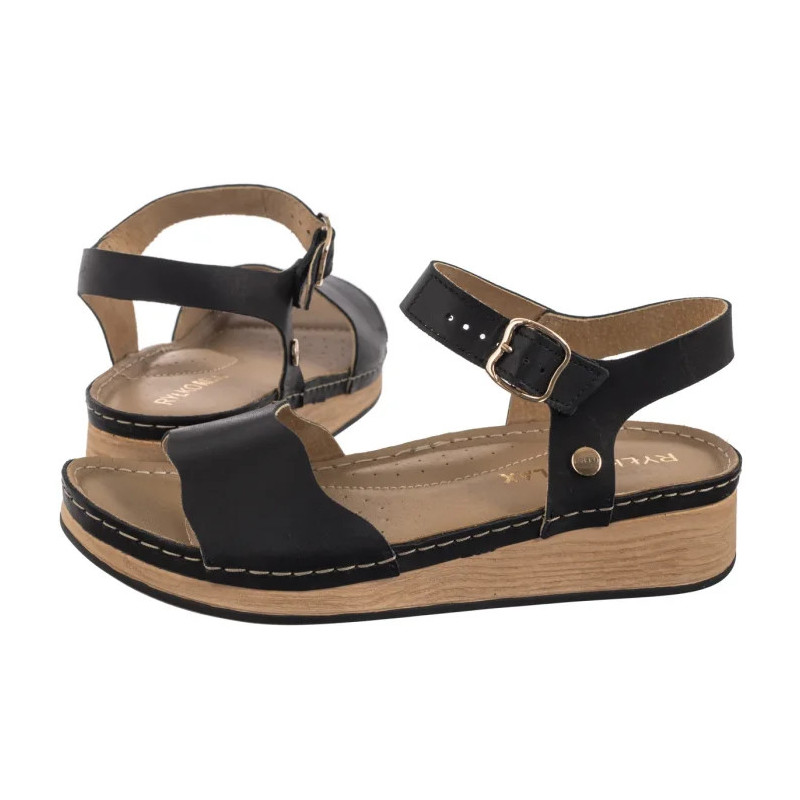 Ryłko Czarne T1G43___ _916 (RY1061-b) sandalai