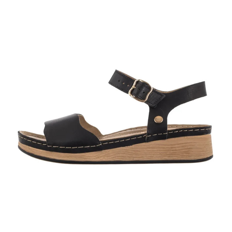 Ryłko Czarne T1G43___ _916 (RY1061-b) sandalai