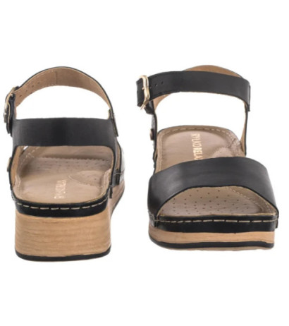 Ryłko Czarne T1G43___ _916 (RY1061-b) sandalai