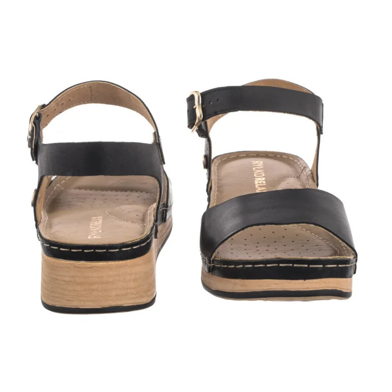 Ryłko Czarne T1G43___ _916 (RY1061-b) sandalai