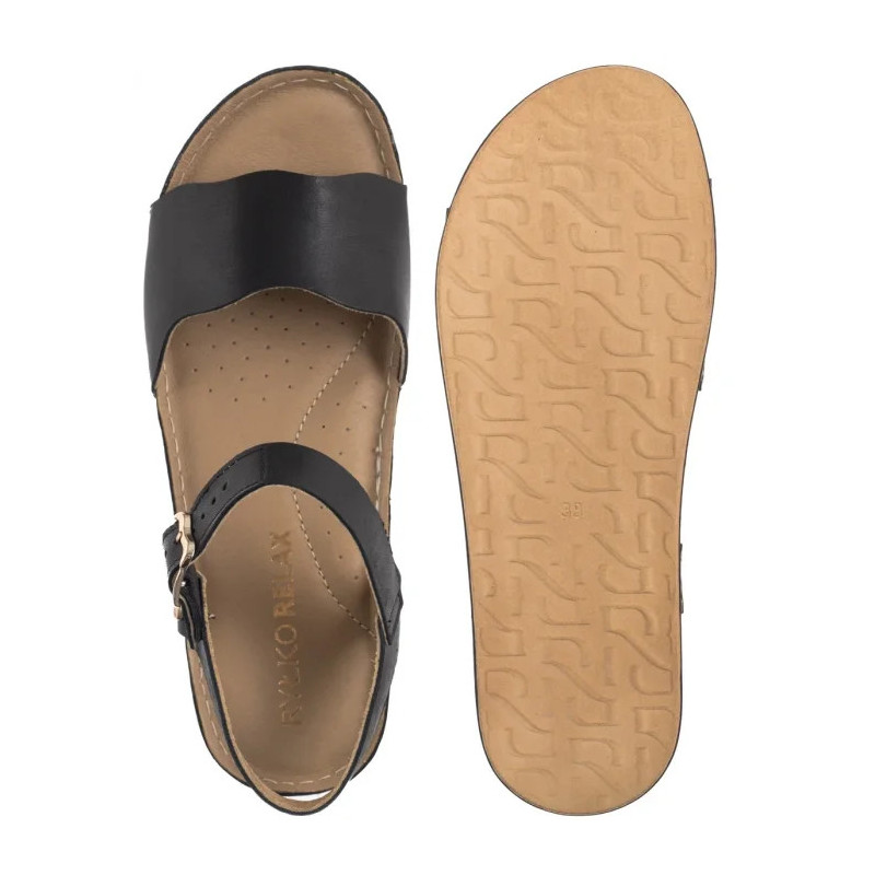 Ryłko Czarne T1G43___ _916 (RY1061-b) sandalai