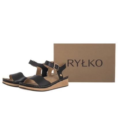 Ryłko Czarne T1G43___ _916 (RY1061-b) sandalai