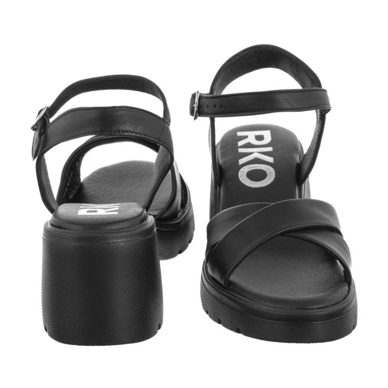 Ryłko Czarne 4RF87_Q_ __45 (RY1106-a) sandalai