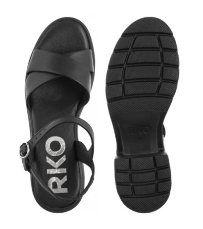 Ryłko Czarne 4RF87_Q_ __45 (RY1106-a) sandalai