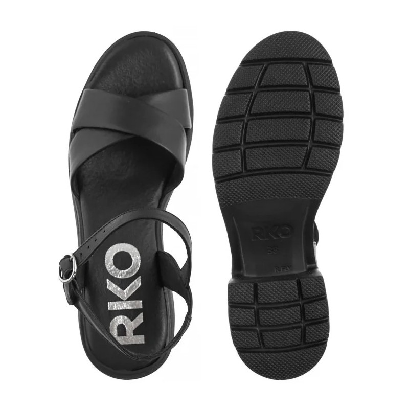 Ryłko Czarne 4RF87_Q_ __45 (RY1106-a) sandalai