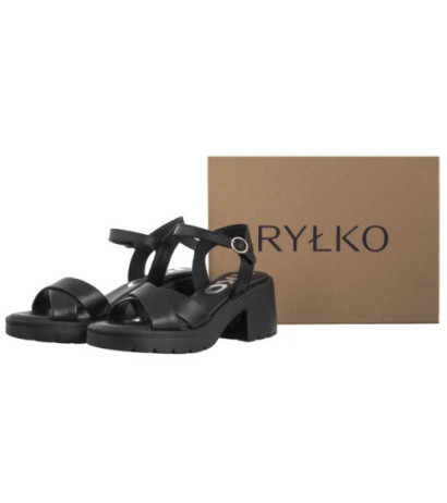 Ryłko Czarne 4RF87_Q_ __45 (RY1106-a) sandalai