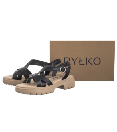 Ryłko Czarne 1IG13_P1 __21 (RY1112-a) sandalai