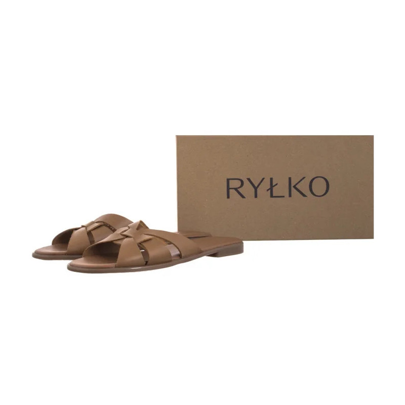 Ryłko Brązowe 0AGH7_V1 _8HM (RY1088-b) Moteriški batai/šlepetės