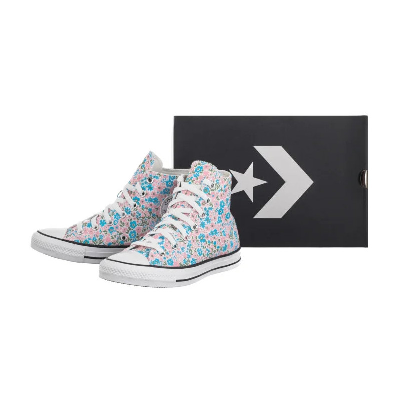 Converse CTAS Hi White/Gnarly Blue A14980C (CO782-a) bateliai
