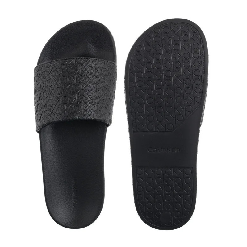 Calvin Klein Pool Slide Mono Ck Black HW0HW02541 (CK667-a) Moteriški batai/šlepetės
