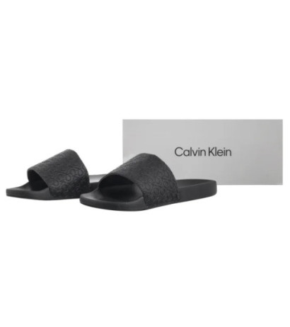 Calvin Klein Pool Slide Mono Ck Black HW0HW02541 (CK667-a) Moteriški batai/šlepetės
