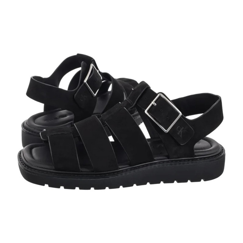 Calvin Klein Fisherman Hw Sandal Lth Ck Black YW0YW01962 BEH (CK669-a) sandalai