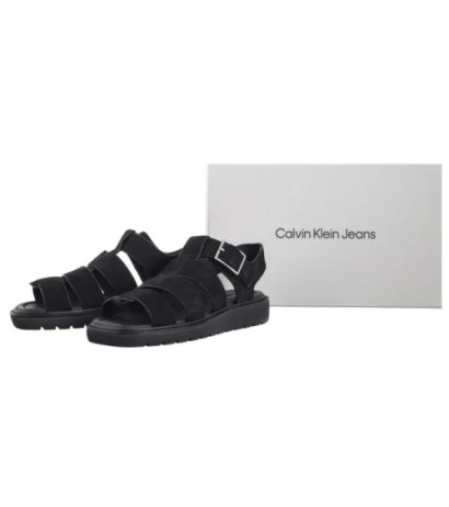 Calvin Klein Fisherman Hw Sandal Lth Ck Black YW0YW01962 BEH (CK669-a) sandalai