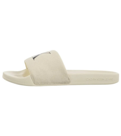 Calvin Klein Slide Monogram Wn Logo Ck Sweet Corn YW0YW01967 AD6 (CK675-a) Moteriški batai/šlepetės