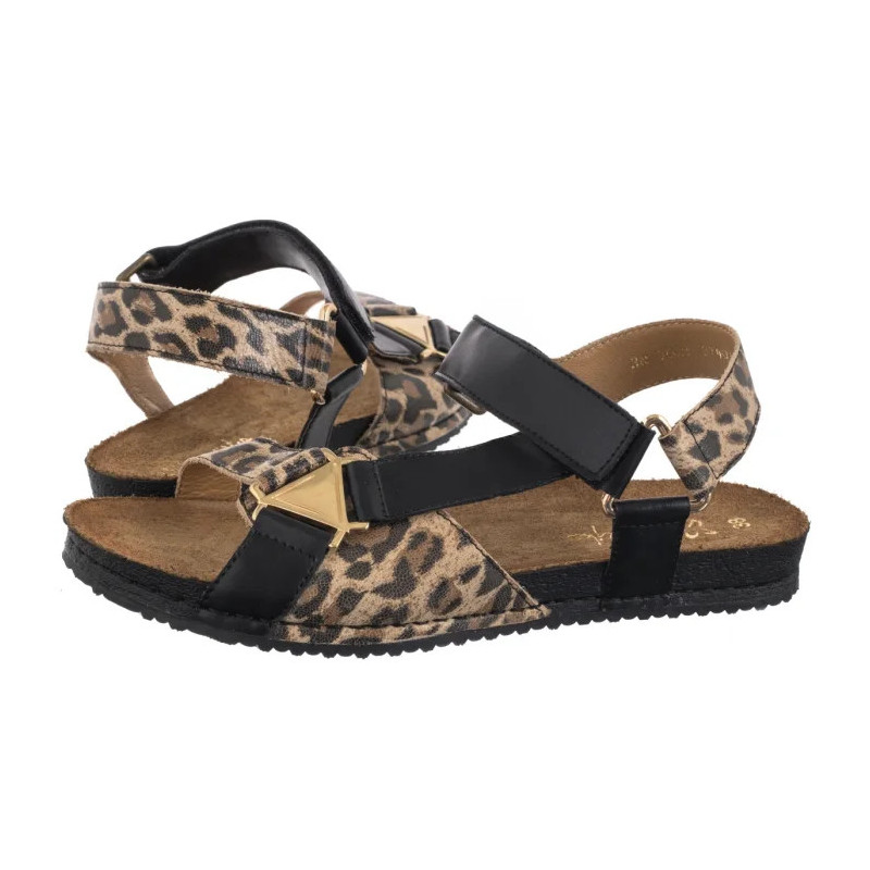 Maciejka Czarny+Pantera 07026-20/00-1 (MA1399-b) sandalai
