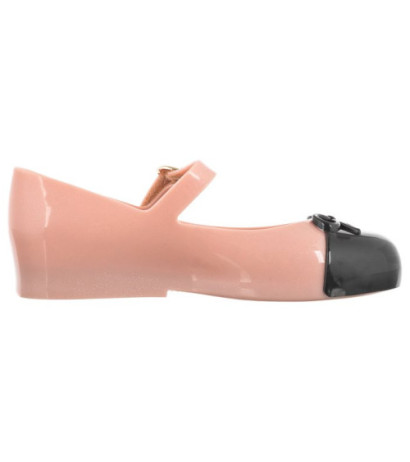 Melissa Sweet Love Cap Toe 33258/53888 Glitter Rose/Black (ML167-a) bateliai