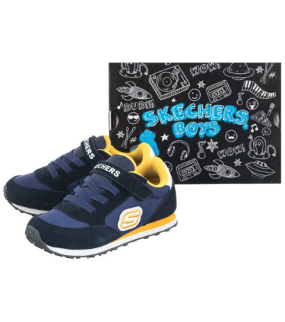 Skechers Retro Sneaks Navy/Gold 97366N/NVGD (SK82-a) sportiniai bateliai