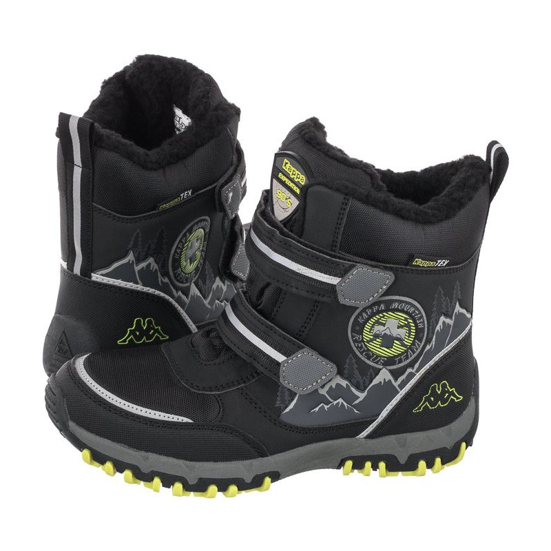 Kappa Rescue Tex K 260581K/1133 Black/Lime (KA165-b) sportiniai bateliai