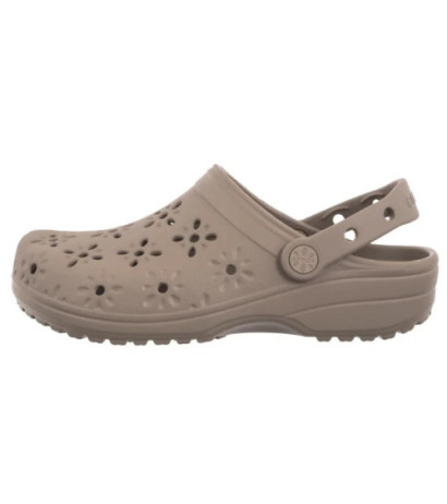 Crocs Classic Floral Cut Out Clog Taupe 210927-214 (CR389-a) Moteriški batai/šlepetės