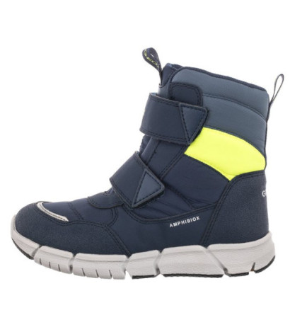 Geox J Flexyper B.B Abx C Navy/Fluo Yellow J169XC 0FU50 C4502 (GE51-a) batai