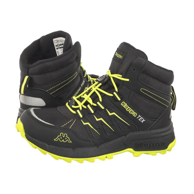 Kappa Boxfrod Mid Tex K 261065K/1133 Black/Lime (KA243-a) sportiniai bateliai
