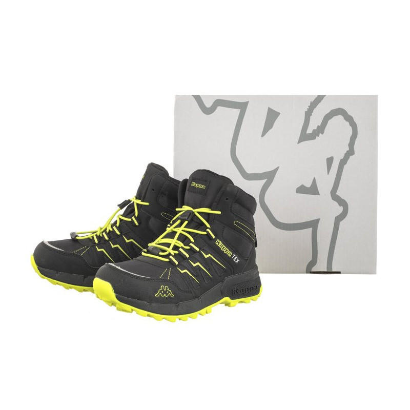 Kappa Boxfrod Mid Tex K 261065K/1133 Black/Lime (KA243-a) sportiniai bateliai