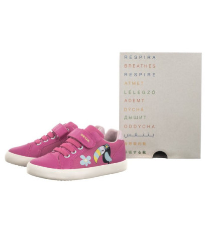 Geox B Gisli G. C Fuchsia/LT Yellow B451MC 01054 C8301 (GE168-a) sportiniai bateliai