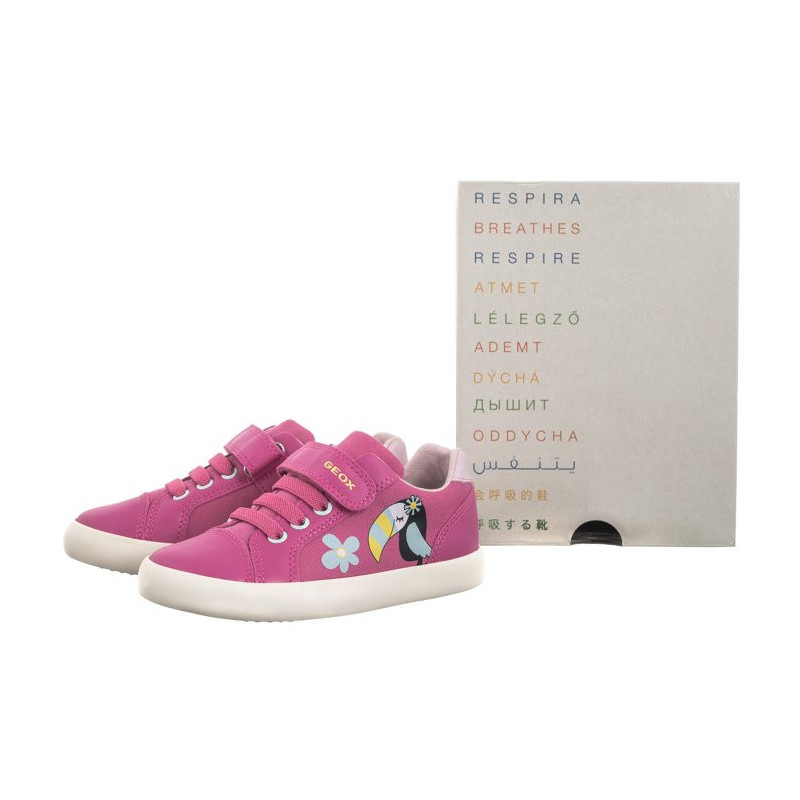 Geox B Gisli G. C Fuchsia/LT Yellow B451MC 01054 C8301 (GE168-a) sportiniai bateliai