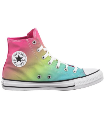 Converse CTAS Hi Triple Cyan/Chaos Fuchsia A07337C (CO690-a) laisvalaikio bateliai