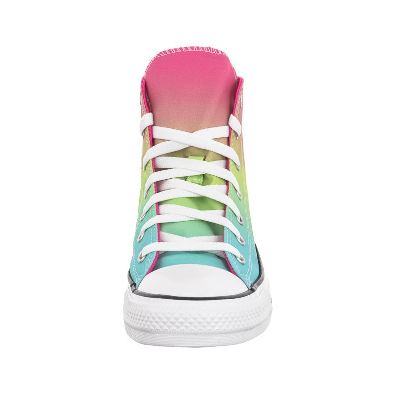 Converse CTAS Hi Triple Cyan/Chaos Fuchsia A07337C (CO690-a) laisvalaikio bateliai