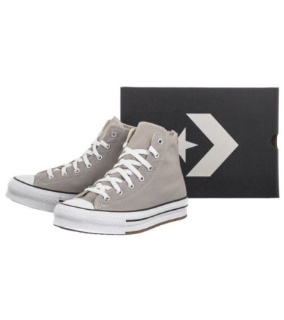 Converse CTAS Eva Lift Hi Totally Neautral/White/Black A07346C (CO660-b) bateliai