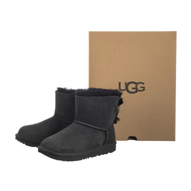 UGG K Mini Bailey Bow II 1017397K BLK (UA119-a) batai