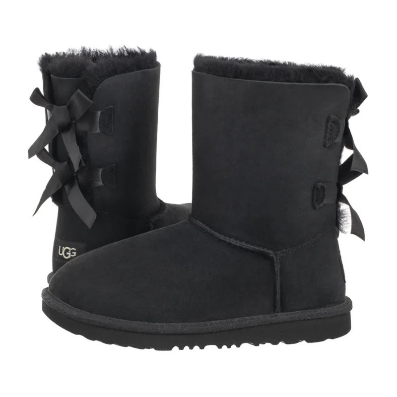 UGG K Bailey Bow II 1017394K BLK (UA120-a) batai