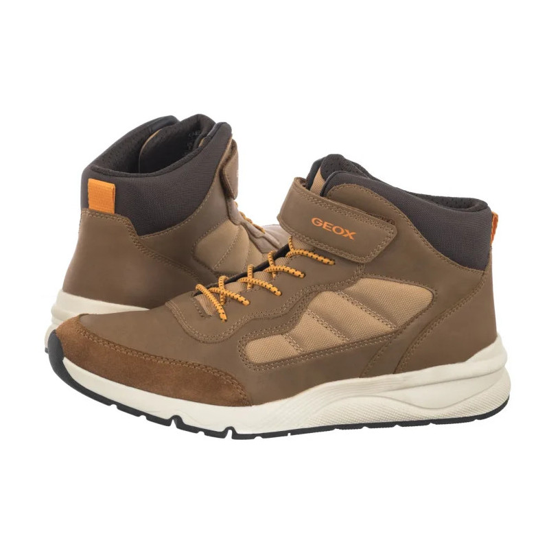 Geox J Rooner B. E - Wax.Syn+Nylon Cognac J46H0E 0MEFU C6001 (GE201-a) aulinukai