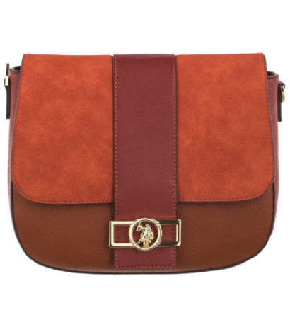 U.S. Polo Assn. Albany Crossb. W/Flap Bag Pu Rust Multicolor BIUYB4900WVP837 (US42-a) rankinė