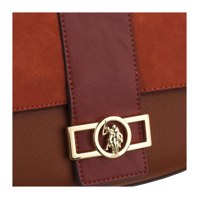 U.S. Polo Assn. Albany Crossb. W/Flap Bag Pu Rust Multicolor BIUYB4900WVP837 (US42-a) rankinė
