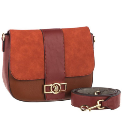 U.S. Polo Assn. Albany Crossb. W/Flap Bag Pu Rust Multicolor BIUYB4900WVP837 (US42-a) rankinė