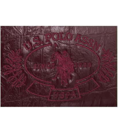 U.S. Polo Assn. New Hailey L Zip Ard Wall Croco Pu Bordeaux BEUHF5162WVR410 (US108-a) rankinė